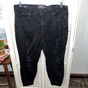 TORRID Premium Sky High Skinny Women's Distressed Size 22S Skinny Stretch Jeans